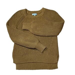 Madewell Balloon‎ Sleeve Pullover Sweater Egyptian Gold  XXS